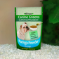 Canine Greens Polvo puro de moringa cruda de 8 oz. Suplemento superalimentario para tu perro mascota.