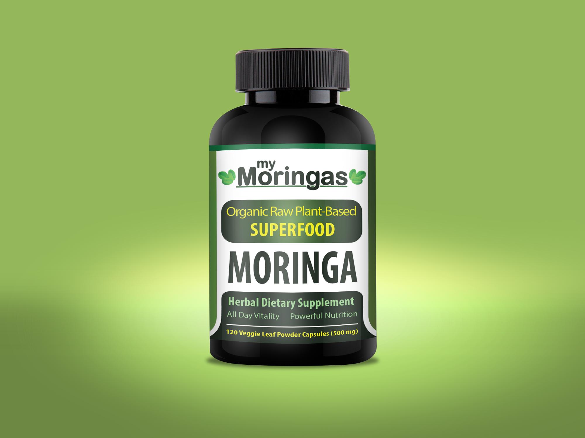 myMoringas 120 moringa organic capsules